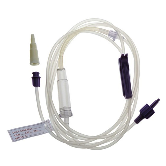 AMSure Enteral Feeding Pump Spike Set with ENFit Connectors | Angel Medical